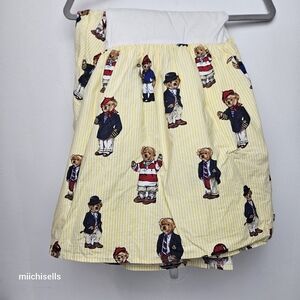 Ralph Lauren Teddy Bear Bed Skirt Twin